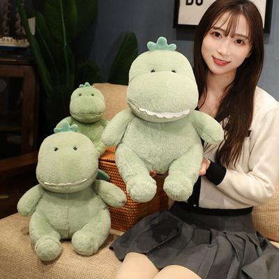 Sevimli Dinozor Peluş Oyuncaklar Süper Yumuşak Karikatür Doldurulmuş Hayvan Dino Bebekler Çocuklar İçin Bebek Kucaklama Bebeği Uyku Yastığı Ev Dekoru