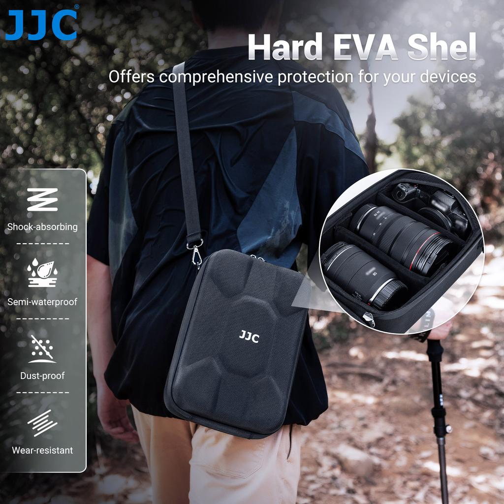 Borsa Rigida da Viaggio JJC per Fotocamera Per Sony A7 V A7V A7M5 A7R5 A7IV V A7III II A7 Canon R6 Mark II R8 R7 R5 R Nikon Z8 Z5 Fuji XT50