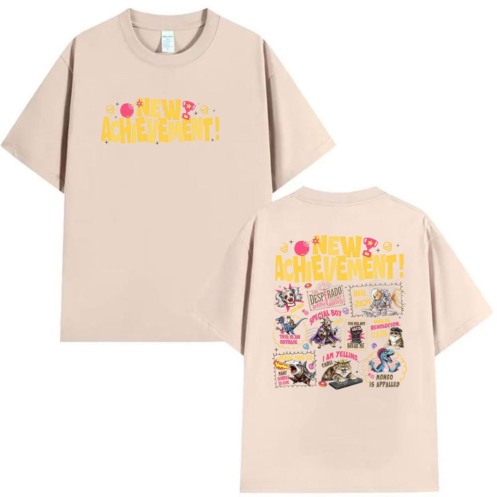 2027 Cooles Neues AchieveUnisext Dungeon Crawler Carl T-Shirt Prinzessin Donut Spiel Cosplay Kurzarm T-Shirt Unisex WoUnisex Hohe Qualität C