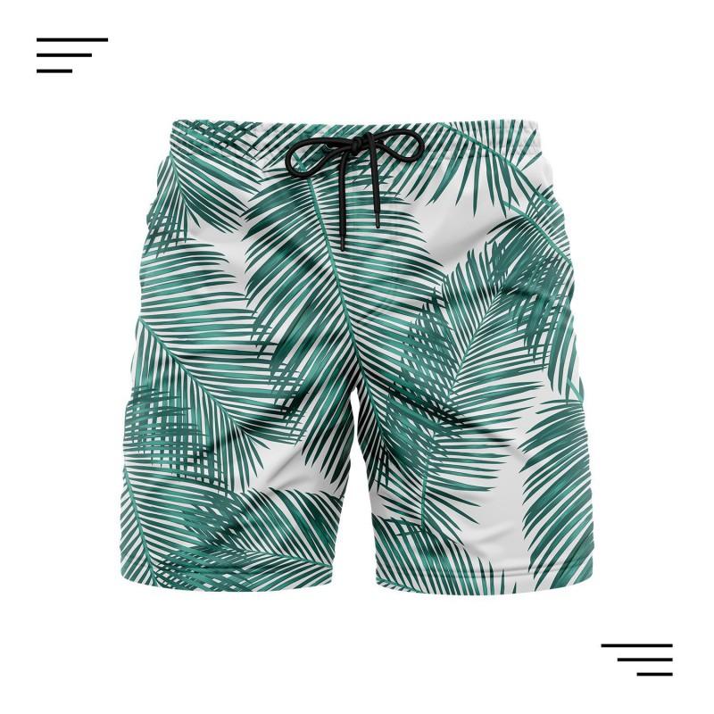 Mens Digital Print Beach Shorts Casual Quick-Dry Lightweight Sportswear Vacation Travel