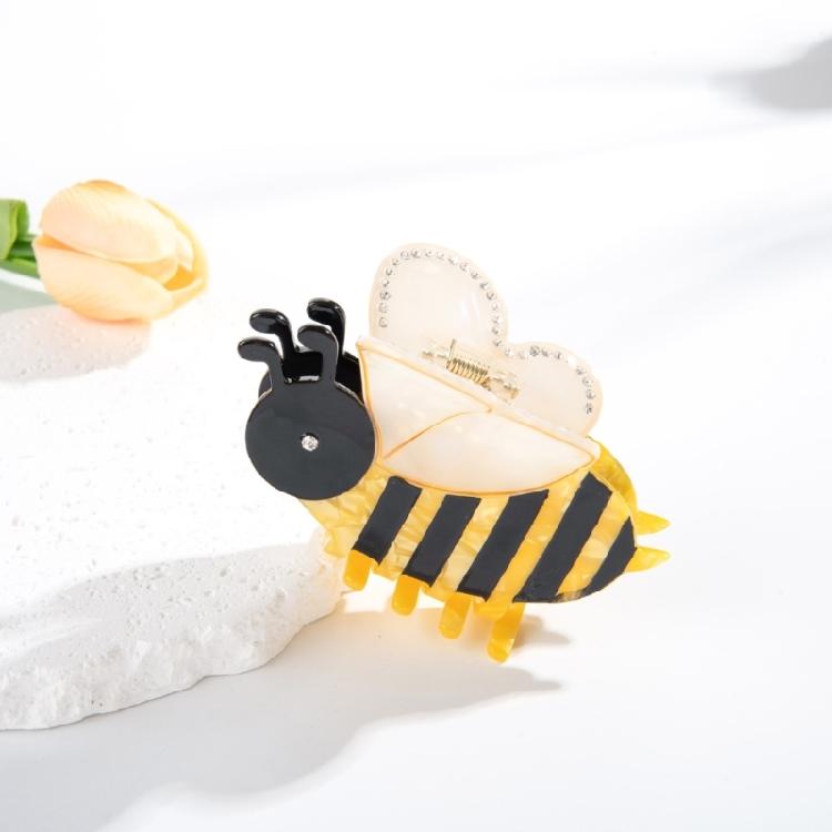Honeybee Claw Clip for Adult Kids Hair Claw Clip Strong Hair Grip for Hairstyle Ponytail Holder Girl Lovely Hair Decors