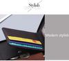 Men's Canvas and Leather Short Wallet with Zipper, Coin Purse, and Multiple Card Slots