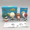 MHA Anime Figur Todoroki Shouto Uraraka Ochako Mini Actionfigur Q Version Puppe PVC Modell Spielzeug Sammlung Statue Kinder Geschenk