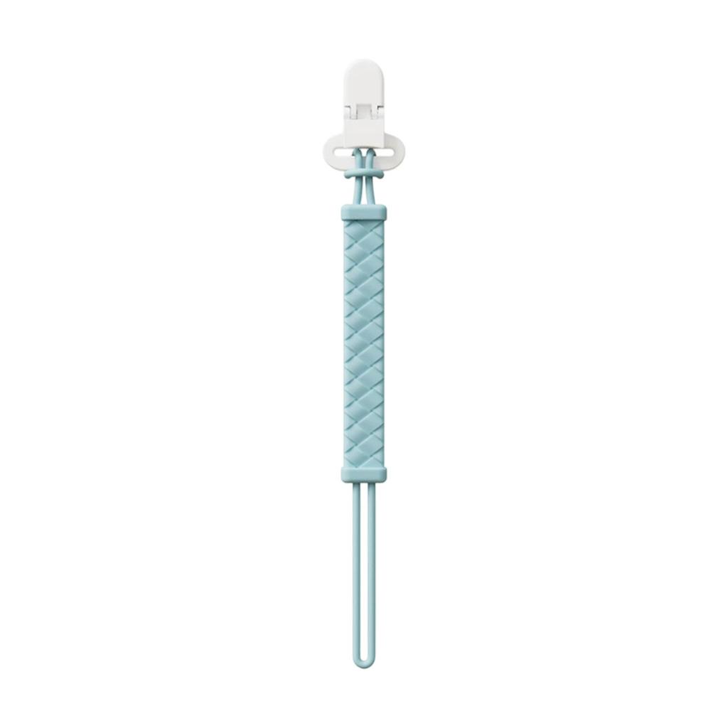 Baby Pacifier Clip Food Grade Silicone Teether Holder Adjustable Length Non-Toxic BPA Free Safe for Infant Use