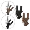 2x Belt Sheath PU Leather Rapier Waist Scabbard Cosplay Stage
