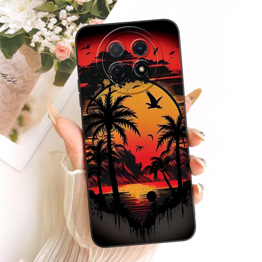 Case For Huawei Nova Y91 Y 90 beautiful flower Soft Silicone Shockproof For Huawei NovaY90 CTR-LX1 Cover Nova y 91 Shells