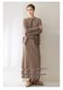 Kang Sai Ni 100% Cashmere Women's Retro Cable Knit Cardigan: Fashionable, Loose, and Slimming Outerwear