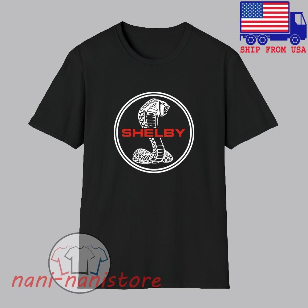 Shelby Cobra Classic Racing Car Men#039;s Black Size S5XL Unisex T-Shirt XXL