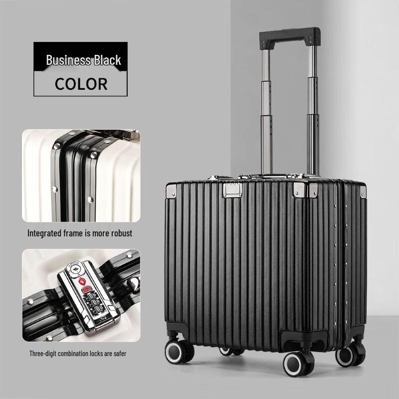 Xiao Yan Lightweight Aluminum Frame Carry-On Suitcase 18-inch