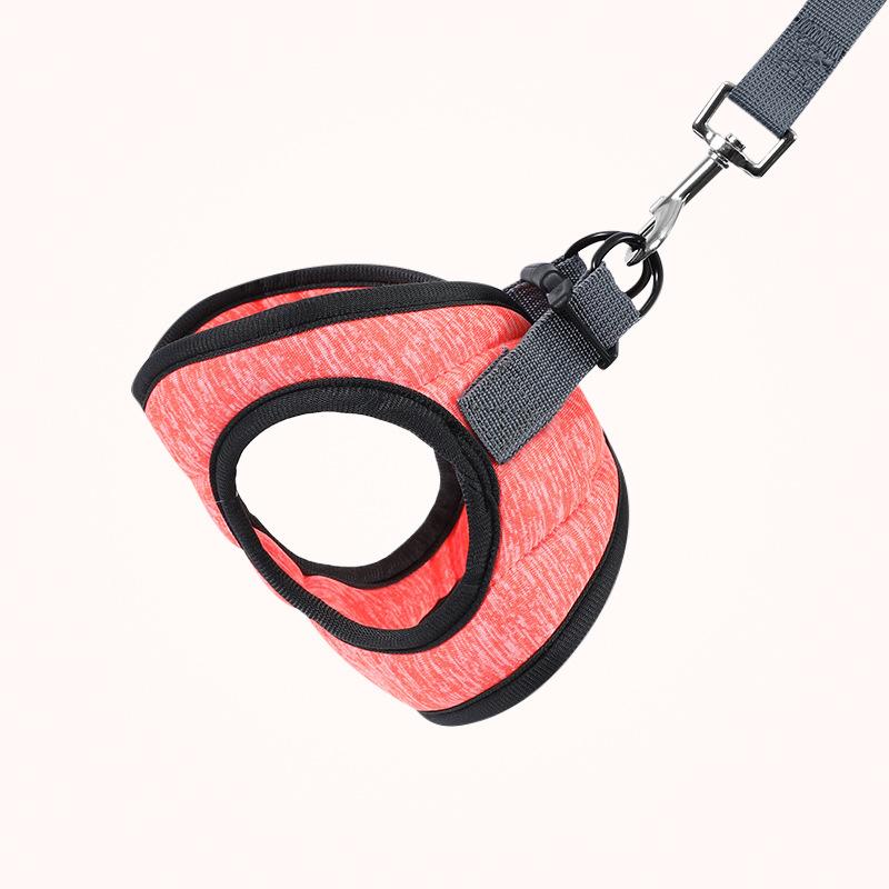 

Dog Armor Vest Type Chest Strap Leash Cat Small Dog Walking Dog Chain Rope Pet Rope Going Out L（4.5-7kg） помаранчевий