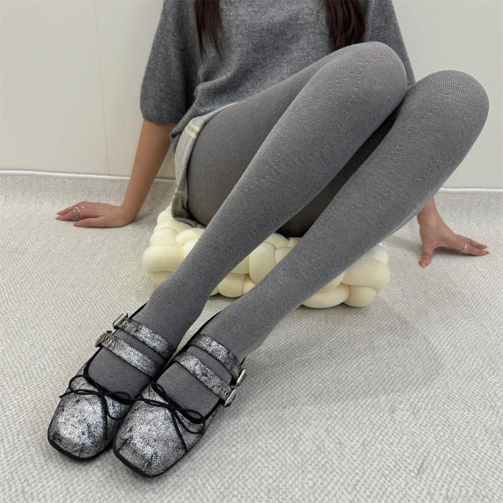 Breathable Argyle Tights Fashionable Thermal Leggings Y2K Jacquard Knitted Stockings  Autumn Winter