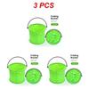 13PCS Retractable Bucket For Fishing Folding Collapsible Bucket Wash Outdoor Fishing Square Barrel Restroom Food Prep Area Folding for Home