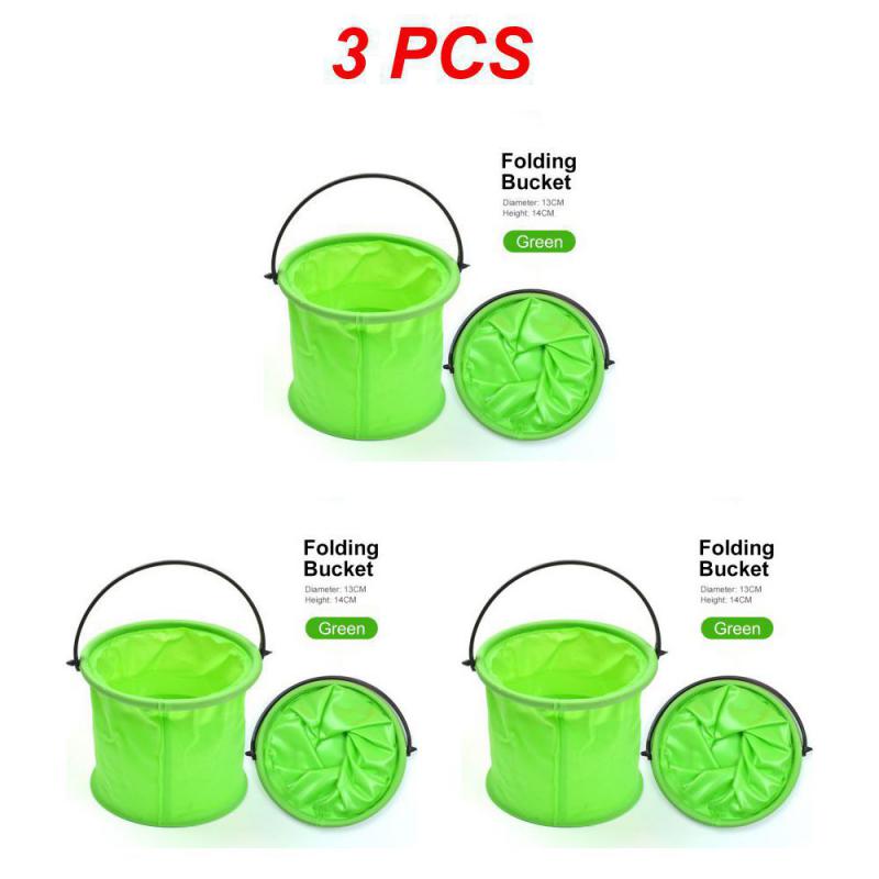 13PCS Retractable Bucket For Fishing Folding Collapsible Bucket Wash Outdoor Fishing Square Barrel Restroom Food Prep Area Folding for Home