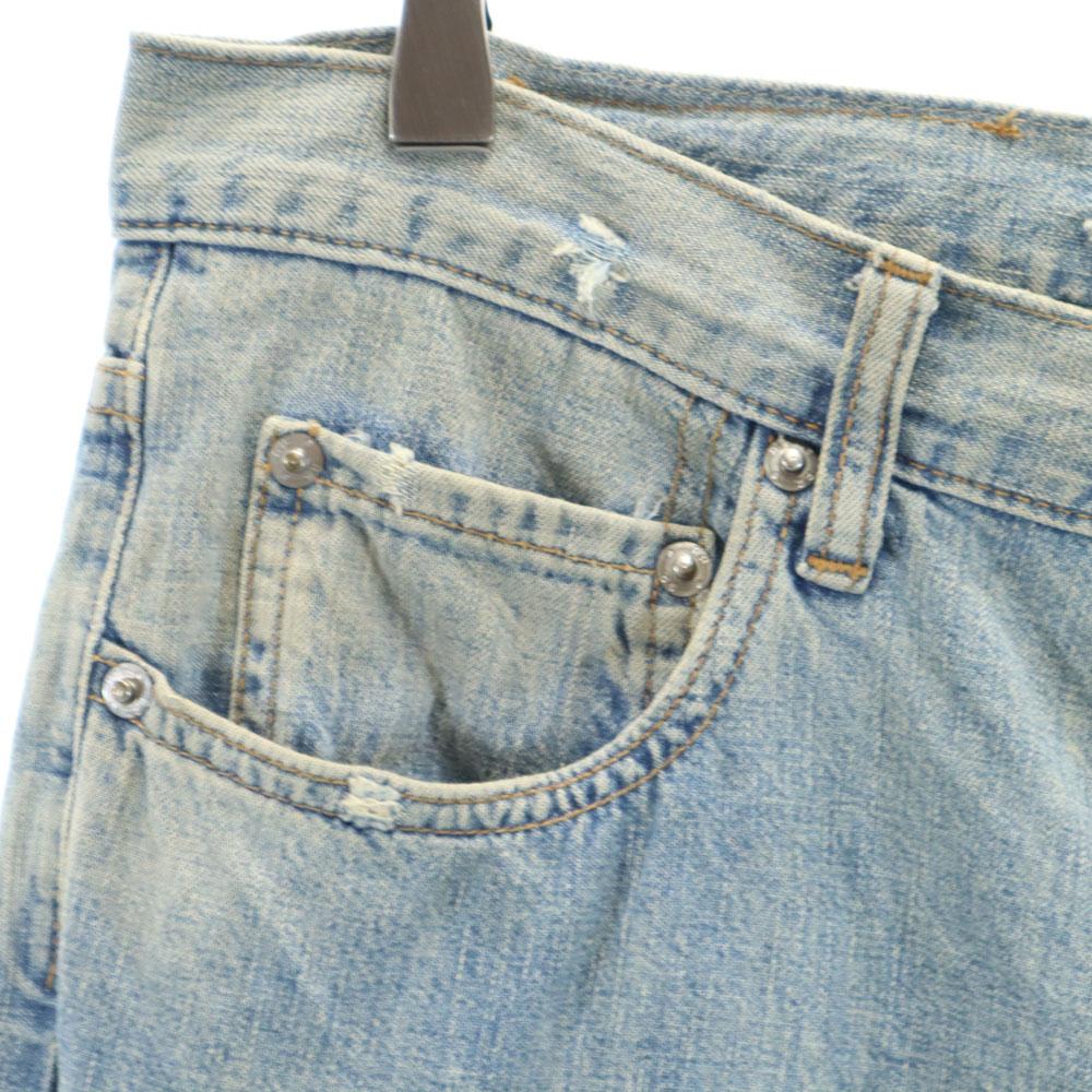 RRL Made in USA Knopfleiste Straight Denimhose w33 Jeans Herren Gebraucht