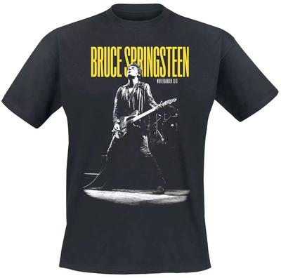 Kytara Bruce Springsteen Pánské Trendy Potisk Značka Čistá Bavlna Tričko Krátký Rukáv Unisex Kulatý Výstřih Všestranné Volné Tričko