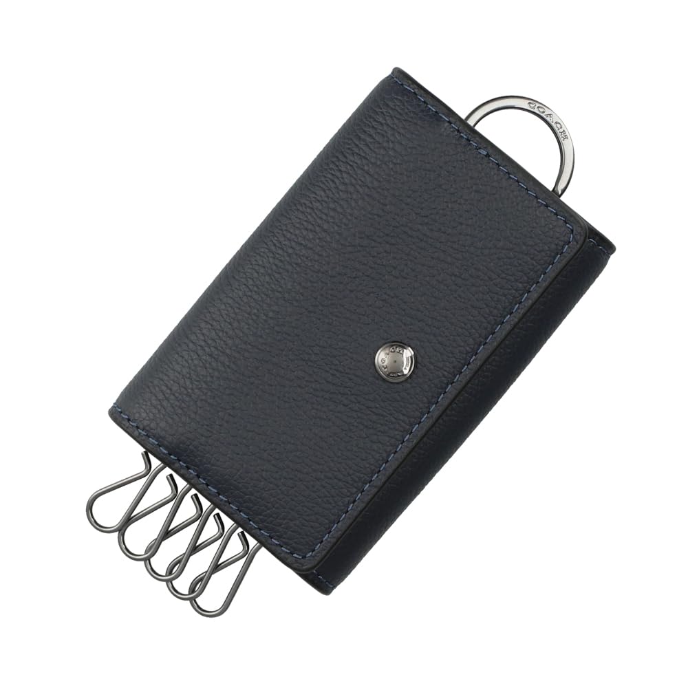 

Ключниця FIVE RING KEY CASE CX142 QBBHP Темно-синій [Coach] QB/Midnight [Товар] Темно-синій