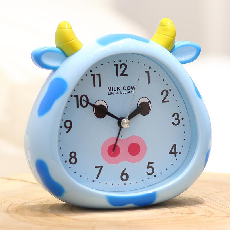 Cute Little Rabbit Cartoon Alarm Clock Boy Girl Child Student Using Lazy Small Alarm Clock Bedside Small Alarm Clock