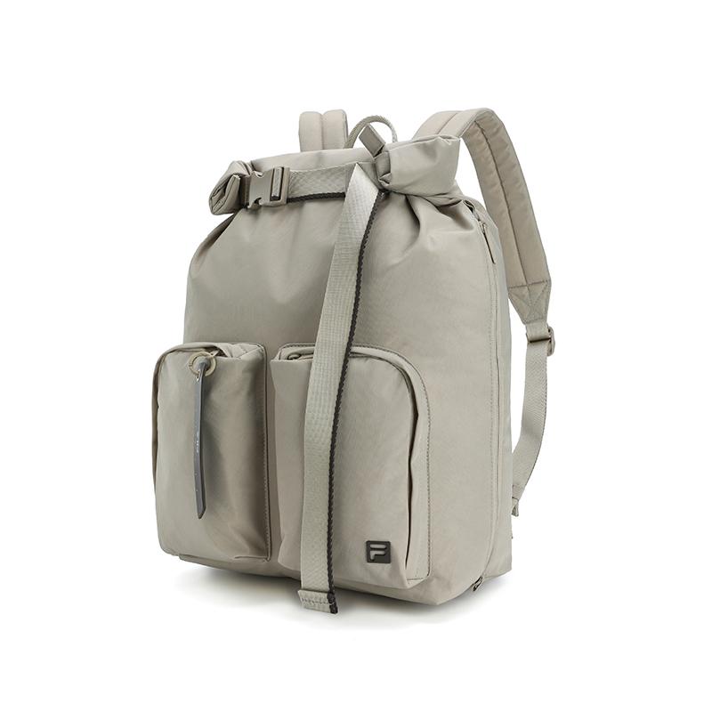 New FILA Fitness Fabric Backpack Women's Tunnel Gray A13W531162F-DY