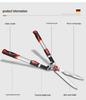 German Garden Pruning Shears - Ideal for Fruit Trees, Flowers, Hedges, and Branches