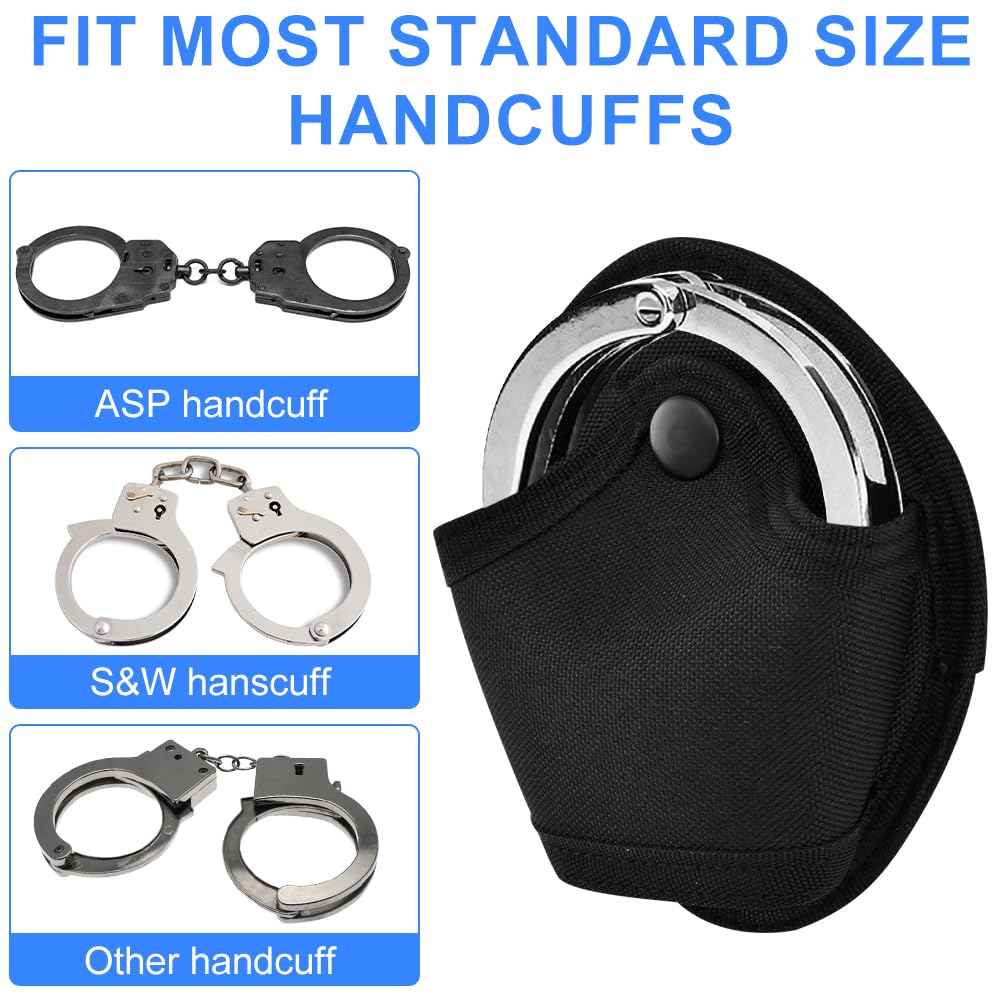 Multifunctional Tactical Handcuff Holder Bag Police Universal Quick Pull Handcuff Case Pouch Waist Pocket Hunting Tactical Gear