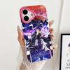 HSR Serval Jelly Double layer Rose Red Mobile Phone Case for iPhone 17 16 15 14 13 12 11 Air Pro Max Plus Protective