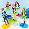 5Style Anime Figure Ichik 18CM School Uniform The Quintessential Quintuplets Model Dolls Toy Gift Collec Nakano Nino Miku