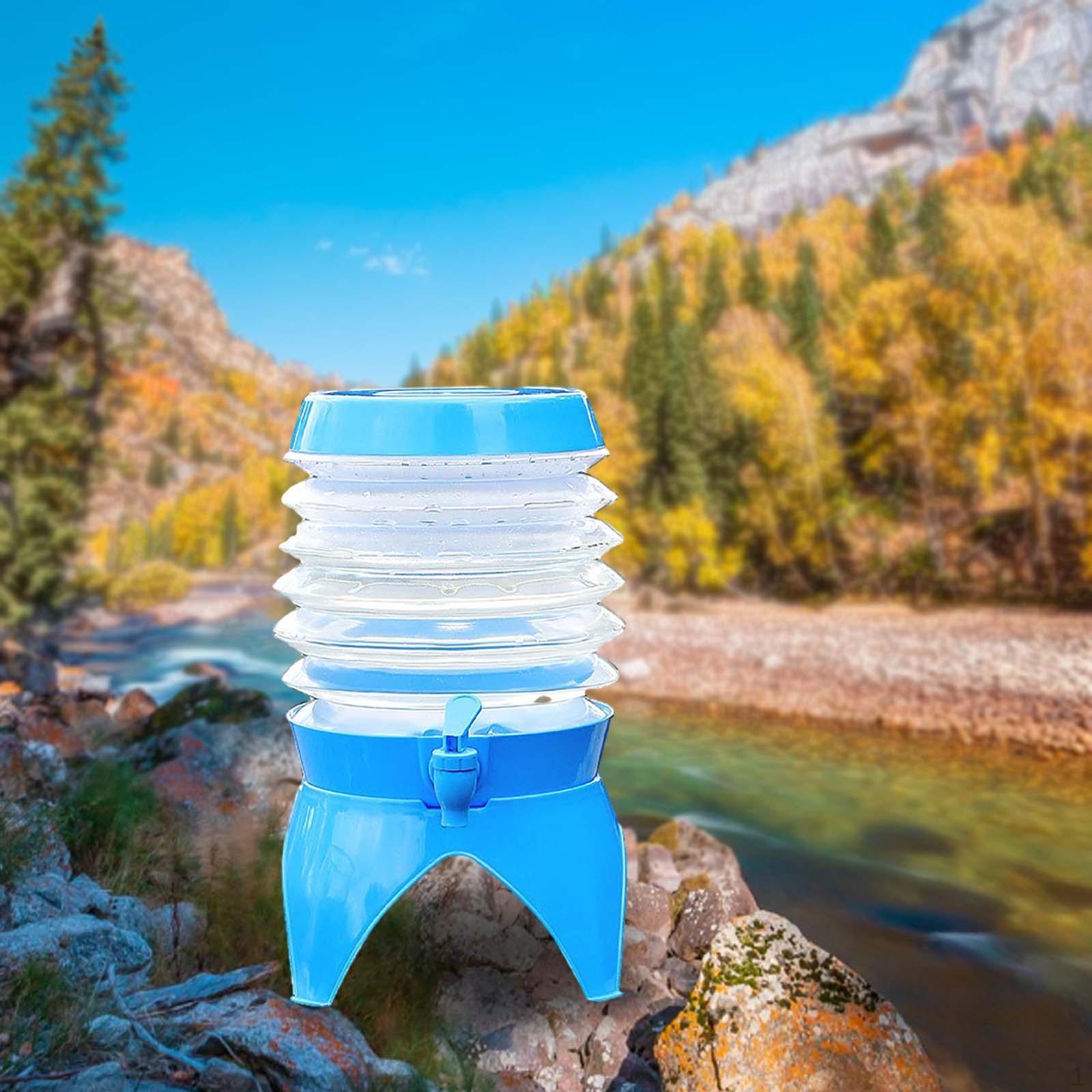 

Складной контейнер для воды, ведро для кемпинга и хранения напитков на открытом воздухе 7.5L
