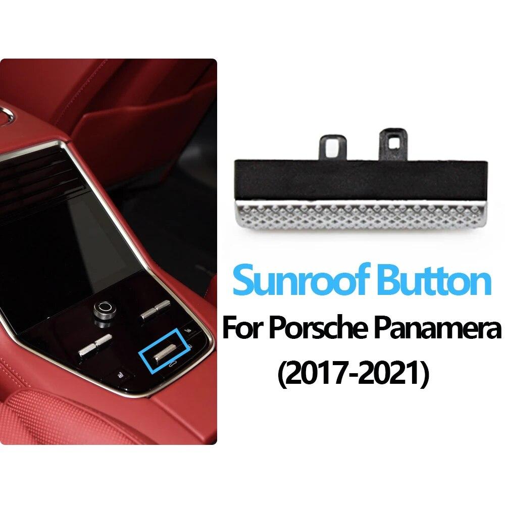 Car Inner Central Console AC Air Conditioner Sunroof Switch Button Push Replacement For Porsche Cayenne Panamera 2017-