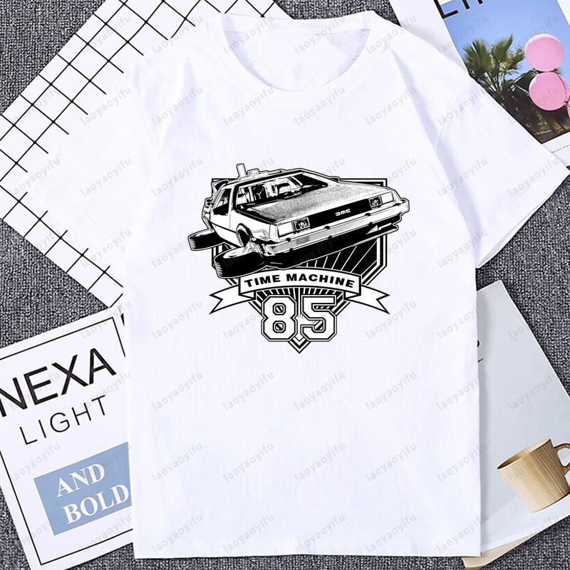 Unisexs Clothing Doc Brown Back To The Future Back To The Future 121 Gigawatts Fun Tops Tee T Shirt Loose Tops TShirt