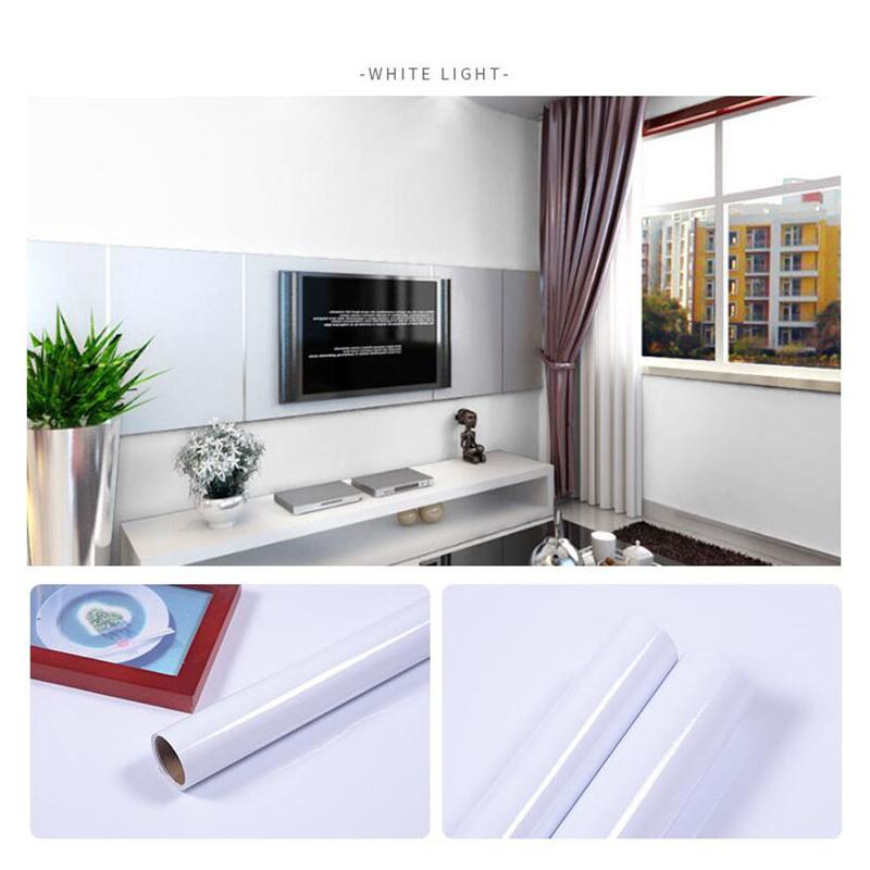 Thicken PVC Stoving Varnish DIY Self Adhesive WallPaper Furniture Renovation Stickers Kitchen Waterproof Decorative Film