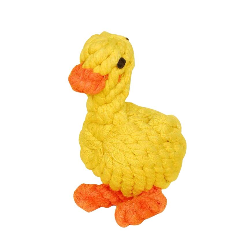 Kit de 6x Brinquedos de Corda para Cães Resistentes e Duráveis Nó de Mastigar Bola Pet Filhote Urso Brinquedo de Algodão Atacado