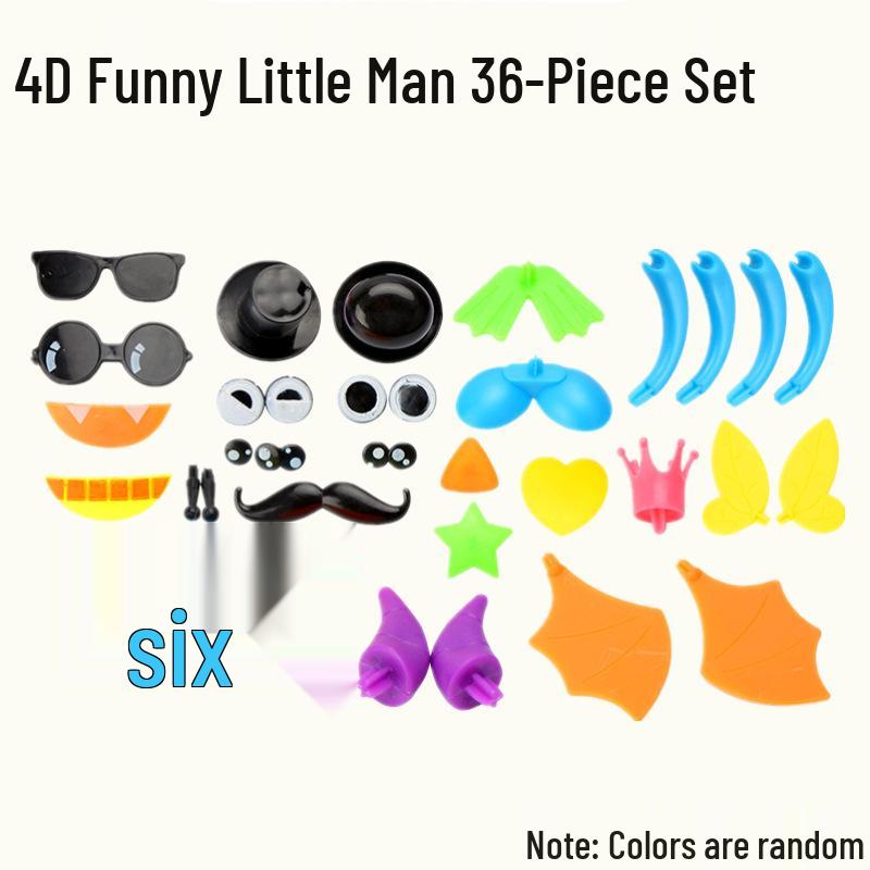 Handmade Colored Playdough Set for Kids with Molds and DIY Tools