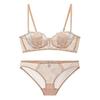 Cross-Border Lace Cotton U-Back Bra: Sexy, French-Inspired, Small Chest Enhancing Bra