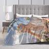 Love and Deepspace Sylus Game Blanket  Plush Vintage Warm Throw Blankets for Coverlet Autumn/Winter