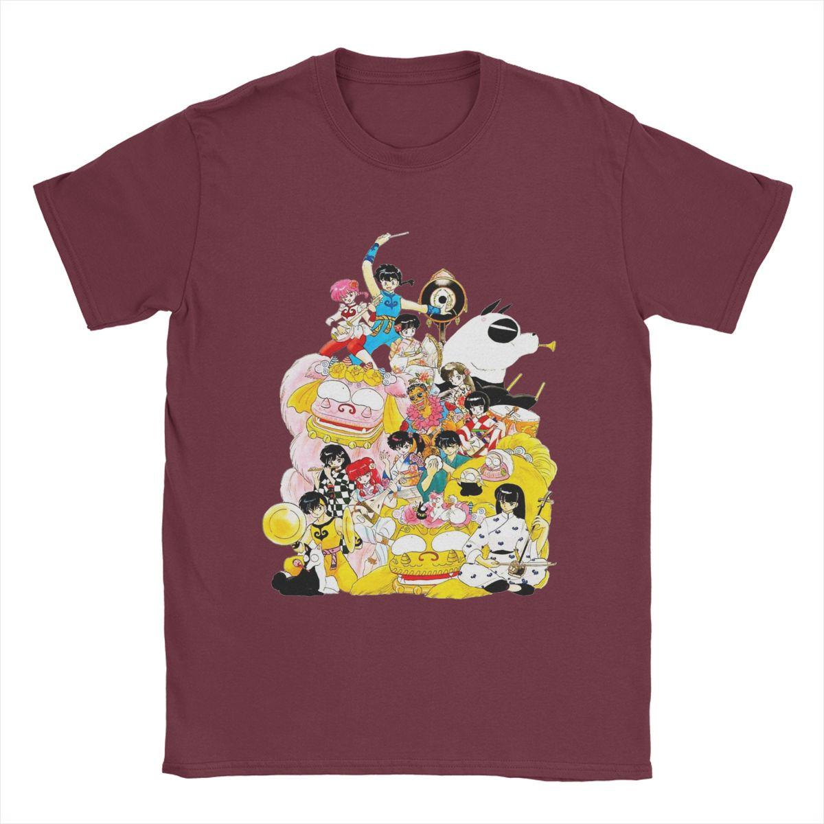 

Men s T Shirts Creative Tee Shirt Short Sleeve Round Neck T-Shirt 100% Cotton Gift Idea Clothes XXXXXL бордовый