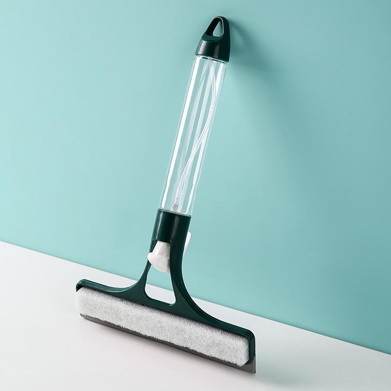 

3 In 1 Window Cleaning Squeegee Multi Function Glass Mirror Wiper With Spray Bottle Microfiber Scrub Household Car Cleaner Tools
