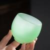 Ru Qing Jade Porcelain-Ru Yi Cup Cha Wan 150ml Chinese Kungfu Glass Tea Cup Light Green Large Single Tea Bowl for Cha Hai