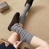 Winter and Autumn Checkered Dark Patterned Calf Socks, Warm and Slimming. Calf Socks for Children, Thick Wool Long Socks. College Style.