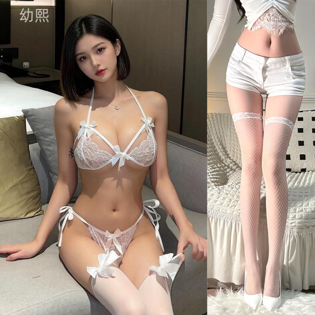 Sexy underwear lace bra panties pure temptation pajamas three-point sexy hot suspender suit women