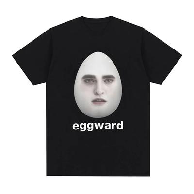 Twilight Eggward Funny Fan Imitates Robert Pattinson Humorous Tshirt with Edward Cullen T-shirtwomen's Short Sleeved T-shirt