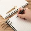 All-Metal Mini Brass Pen Cylindrical Neutral Ballpoint Pen Travel Pocket Pen  School Supplies
