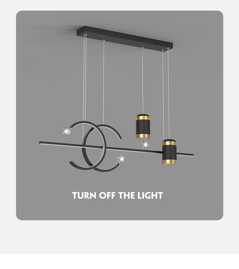 Minimalist LED Pendant Light for Restaurants & Dining - Modern Starry Sky Moon & Star Design