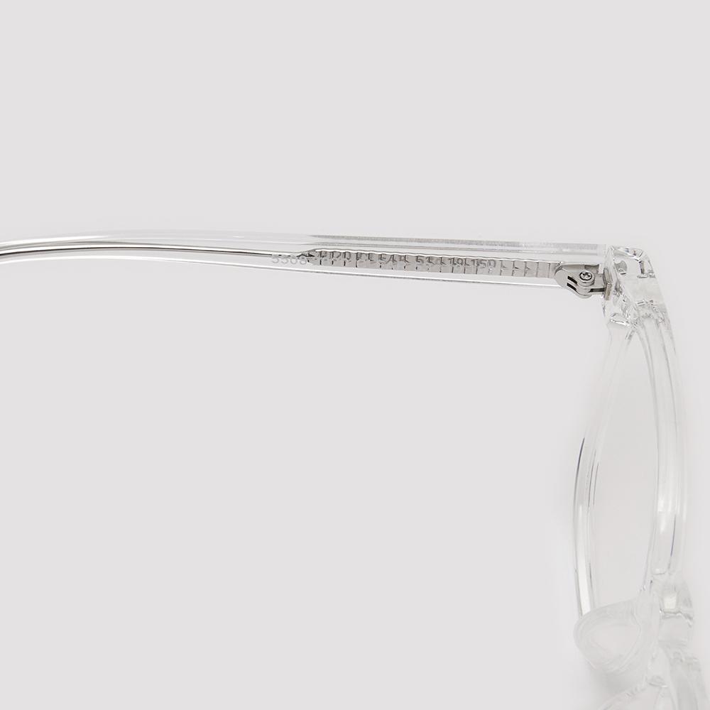 Alloaiweeo [Essential] Al5508 2020G Two Big Over Square Clear Eyeglass Frames Blue Light Blocking Lenses Selection