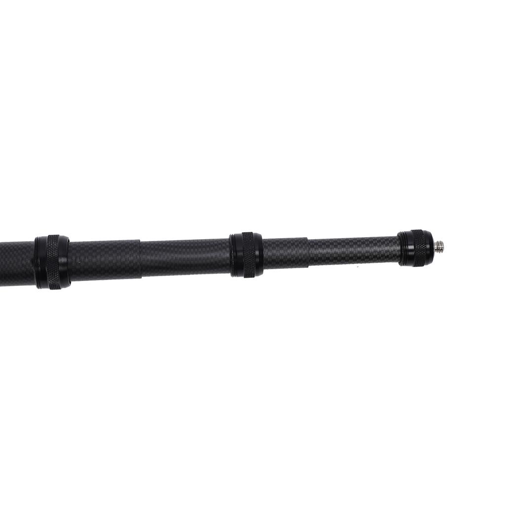 Carbon Fiber Extension Monopod Sturdy 1/4 Inch Screw 16.4ft Extended Long Invisible Carbon Fiber Selfie Stick for X4 X3 X2