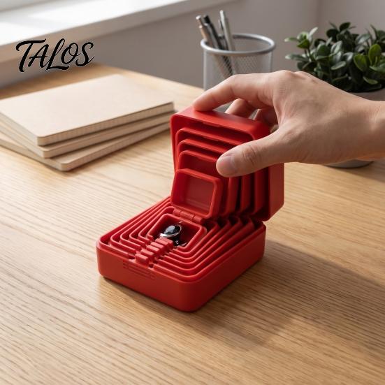 3D Printed Keepsake Boxes 7 Layer Nesting Gift Box, Multi-Layer Nested Storage Container 7-In-1 Container, Portable Prank Present Packaging