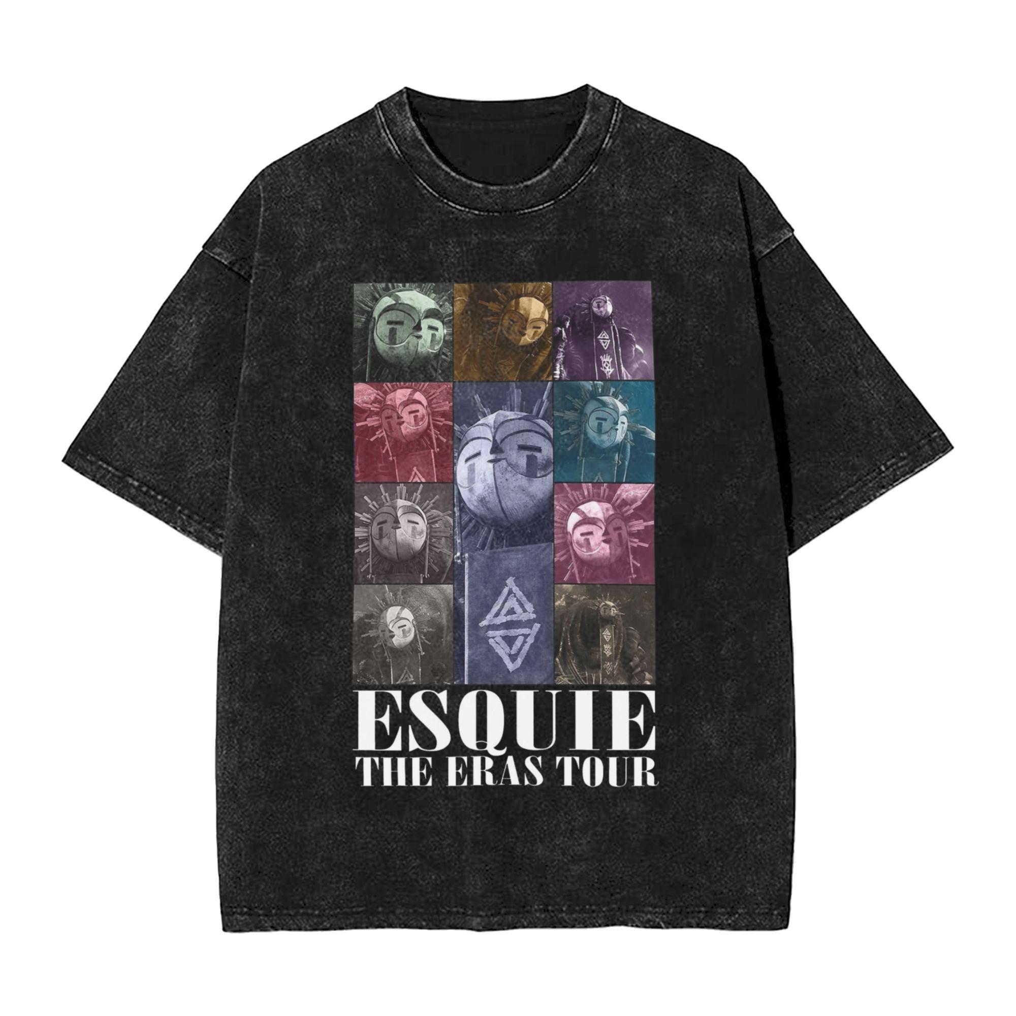 Vintage T-shirt Esquie and rock friends Clair Obscur  Expeditie T-shirt Zomer Streetwear T-shirts Populair T-shirt Voor Heren Korte Mouw XL