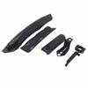 Mountain Bike  s Set Cycling Front and Rear Mud Guards with LED Taillight (red)