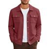 Men's Relaxed-Fit Casual Jacket Long-Sleeve Outerwear