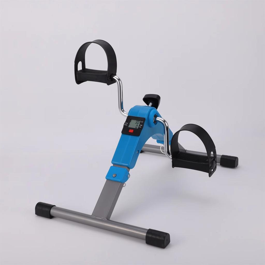 Mini Folding Treadmill Home Leg Fitness Trainer Rehabilitation Training Bicycle Compact Exercise Bike for Home Use