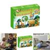 Animal Countdown Calendar Kit With Plastic Toy Figures For Young Adults Holiday Decor